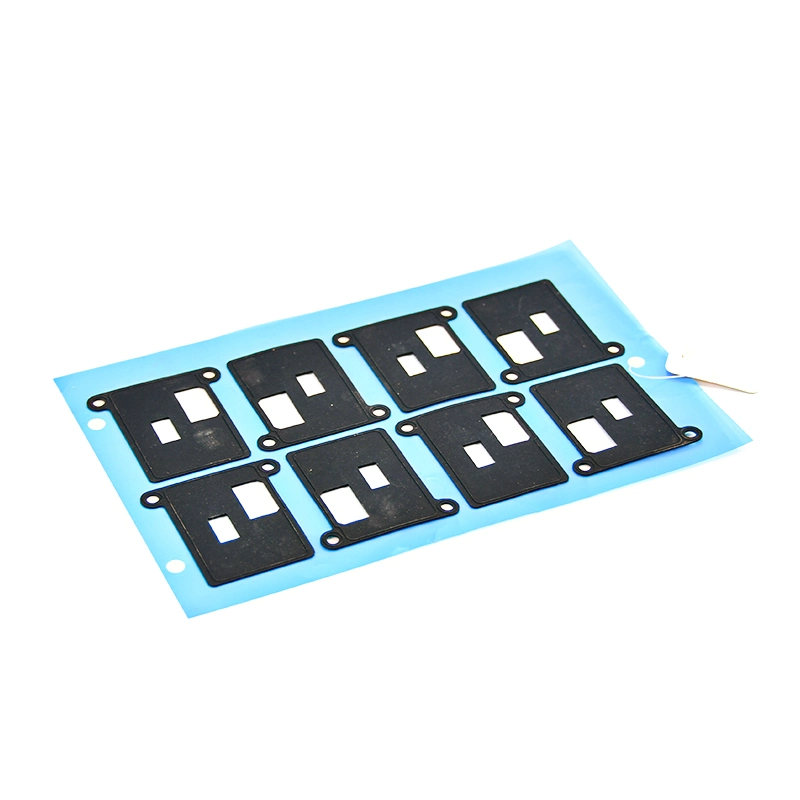 Custom Anti Static Masking Self Adhesive Silicone Rubber Sealing Gasket Part